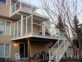 Glass Deck Railing Medicine Hat